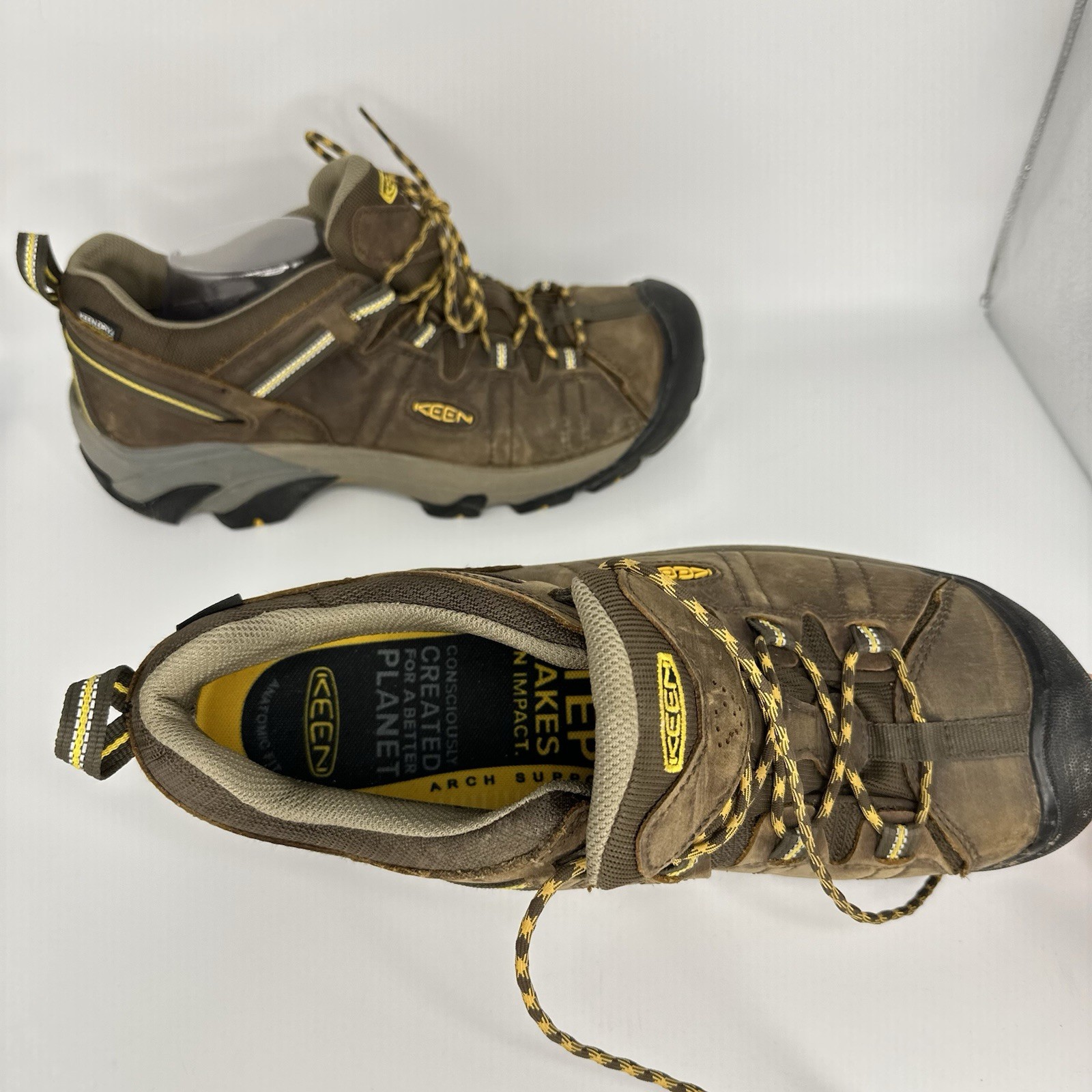 Scarpe sneakers Keen Targhee II impermeabili da trekking uomo 13 US marroni 1008417