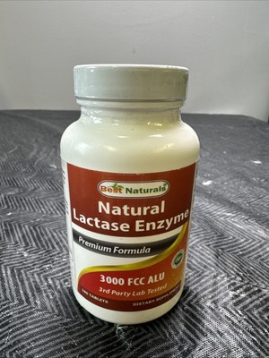 Fast Acting Lactase Enzyme Tablet, 3000 Fcc Alu, 180 Count