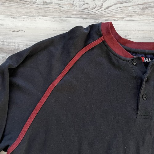 Bocomal FR Henley Long Sleeve Shirt - Fire Resistant - Black Red CAT 2 NFPA 2112 - Picture 6 of 18