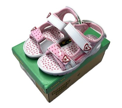 Mädchen-Sandale B929260, Freizeitschuhe mit 2 x Klett., Pink, neu und OVP