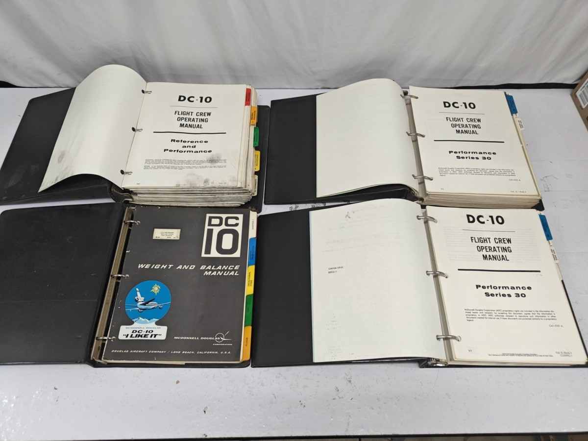 非売品 JAL STUDY GUIDE DC-10 DC-10 Service Training Manual | eBay