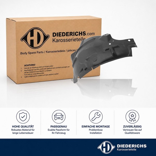 Verkleidung Radhaus Vorne Links Diederichs 4467009 FÜR Renault-image