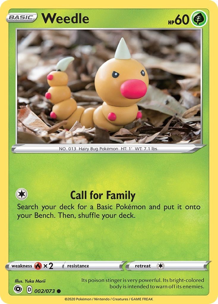 Weedle - 002/073 - Common - Near Mint
