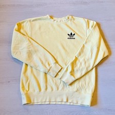 Adidas Independent Trading Co. Men's Vintage Yellow Crewneck Sweatshirt Size S
