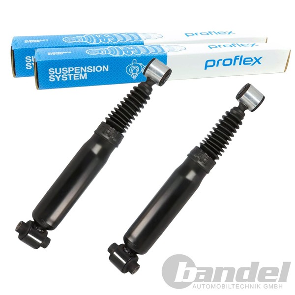 2X Proflex Gas-StoßDÄMpfer Hinten Passend FüR Peugeot 206 206+-image