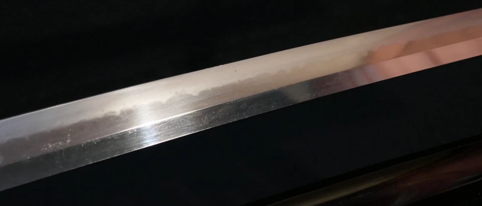 Antique Edo 脇差 Wakizashi Sword, Fine Signed Tsuba - Wide Cutting Temper & Kozuka - Image 4 of 4