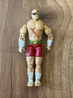 VTG 1994 GI Joe Viktor Sagat Street Fighter Red Shorts Figure Broken Crotch Wear