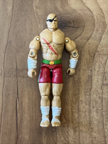 VTG 1994 GI Joe Viktor Sagat Street Fighter Red Shorts Figure Broken Crotch Wear