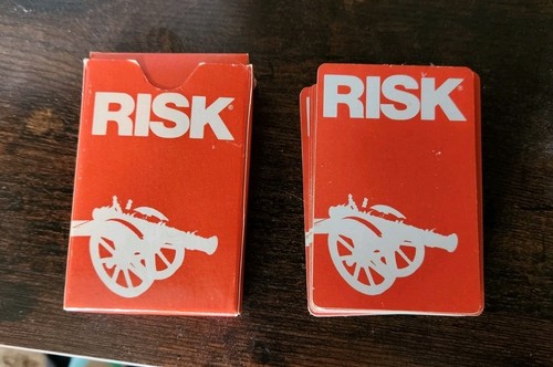 1975 RISK Board Game Replacement Pieces Parts ~ Complete Set of Cards