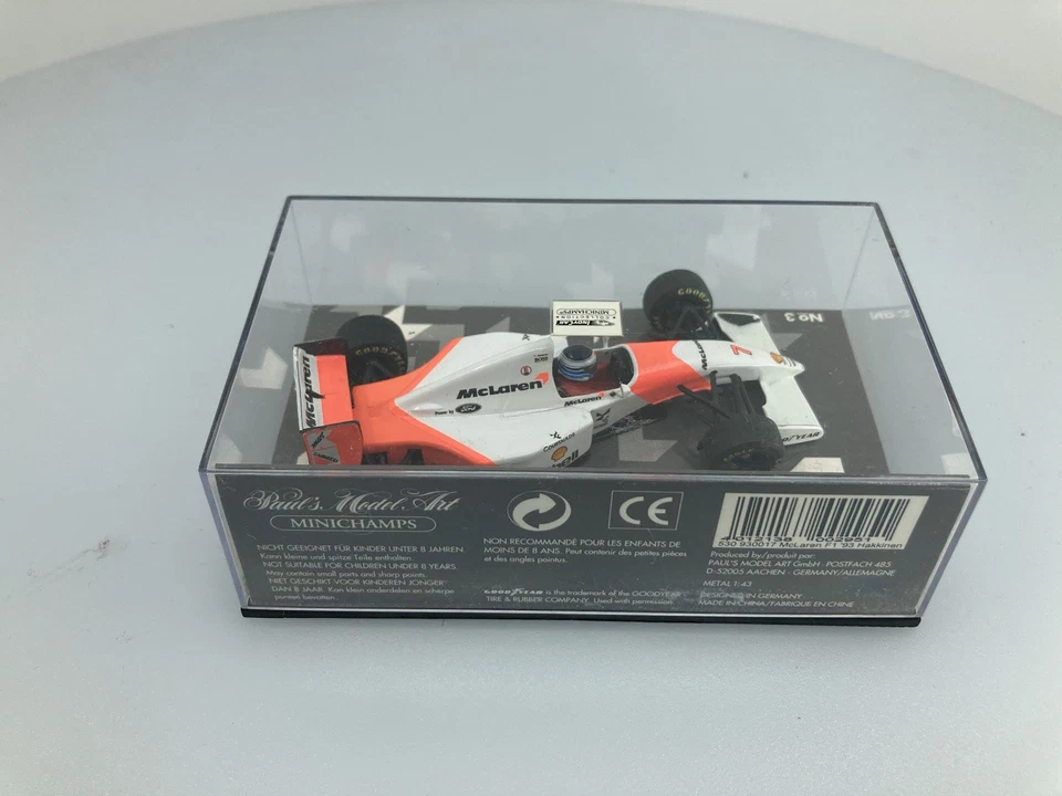 Mika Hakkinen 1/43 MP 4/8 Ford 1993 - Image 3 of 3
