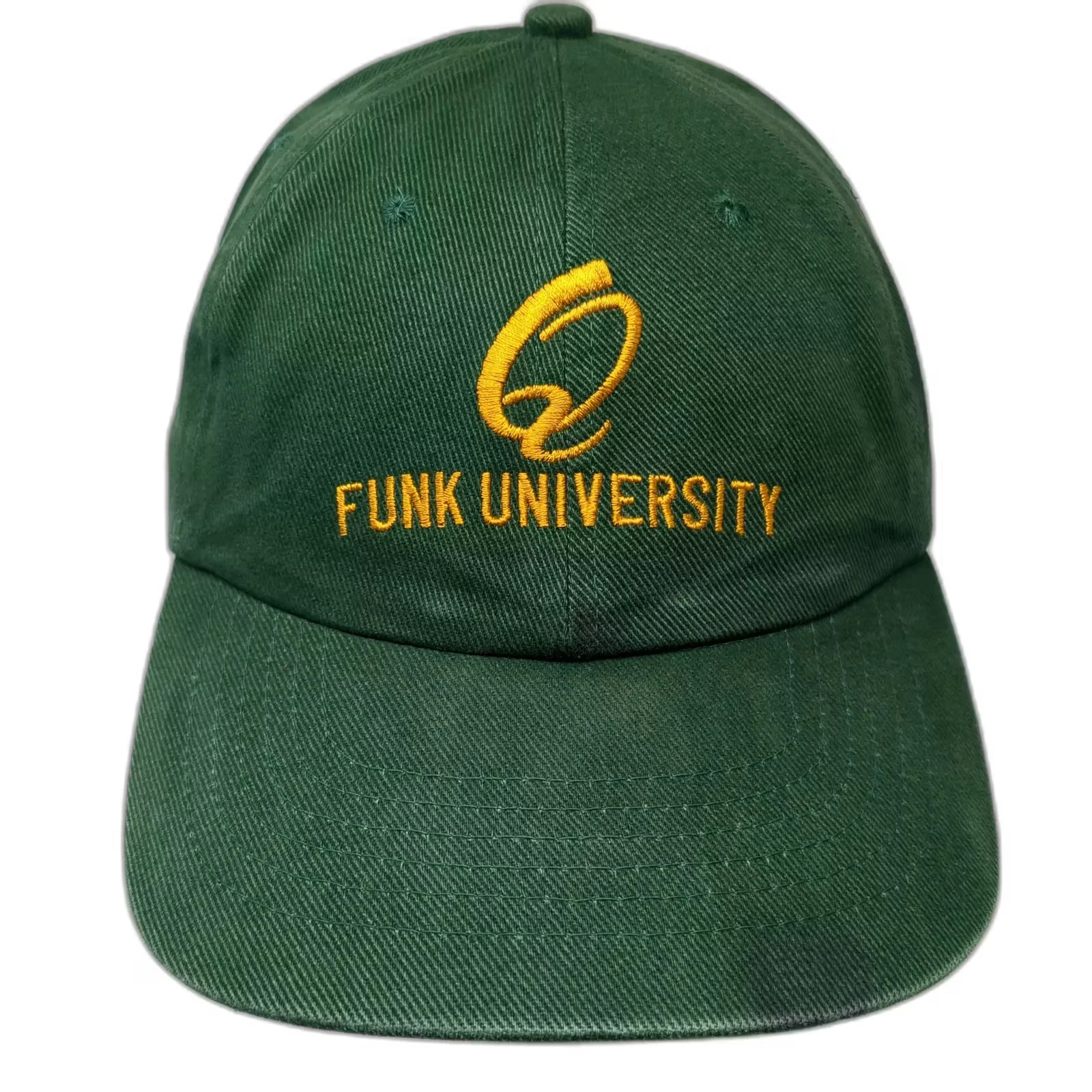 Port Authority Funk University Baseball Cap Green Adjustable OS Hat Embroidered