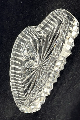 Waterford Crystal Heart Shaped Versatile Use Mini-Dish 3-3/4" x 3-1/2"x3/4" VTG - Picture 11 of 19