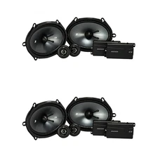 Kicker CSS68 6x8 Inch SYSTEM WITH .75 Inch 20mm TWEETER Bundle