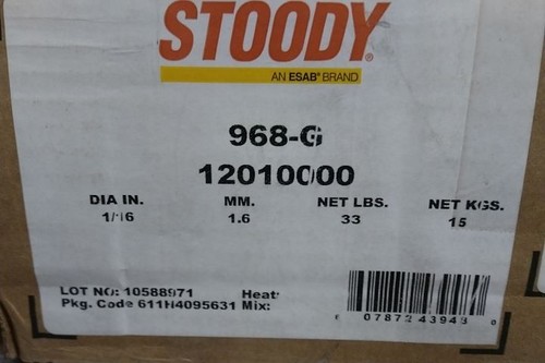 Esab 12010100 0.045 In Wire Diameter 33 Lb Weight Hardfacing Flux-Cored Wire - Picture 3 of 12