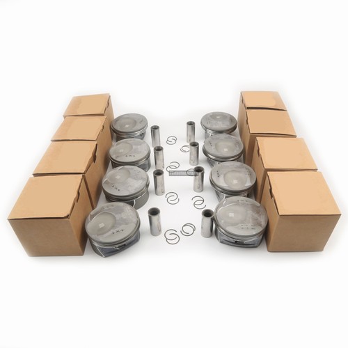 Pistons & Rings Set 96.00mm Fit For 2011-2017 Porsche Cayenne 92A 4.8L M48.02 - Picture 2 of 7