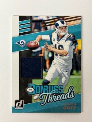 2019 Panini Donruss - Donruss Threads #T-30 Jared Goff (MEM) TD0999