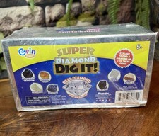 NIB GRIN STUDIOS Super Diamond Dig It Gem Collection  Real Diamond In 1 Of 24