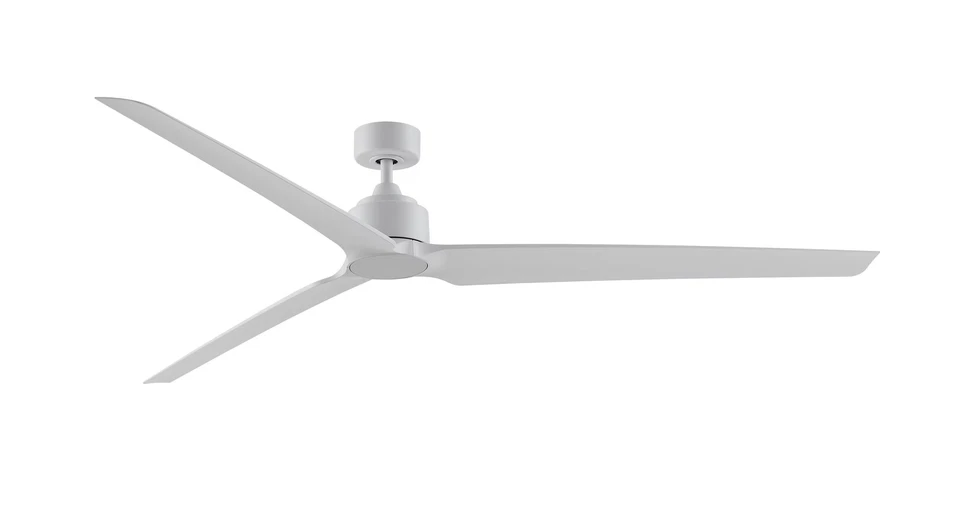 Fanimation TriAire Custom Indoor/Outdoor Ceiling Fan in Matte White- MOTOR ONLY - Image 3 of 4