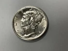 1938-D Denver Mercury Silver Dime AU / BU FROSTY COIN!