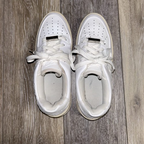 Nike Air Force 1 Platform Sage Low Triple White Womens Size 5 Shoes AR5339-100 - Picture 7 of 10