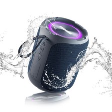 Portable Bluetooth Speaker with Stereo, IPX7 Waterproof, Bluetooth 5.3 with 4...