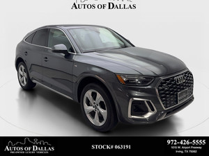 2023 Audi Q5 Sportback 45 S line Premium CAM,PANO,HTD STS,BLIND SPOT,20"