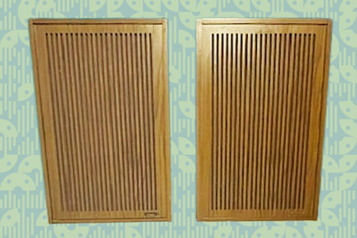 RARE GRUNDIG HiFi-Raumklang 20 Box Speakers (2) - Made In Germany 