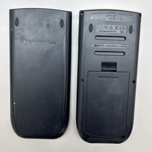TI-84 PLUS CALCULATOR Texas Instruments Black Good Working Order - Picture 2 of 2