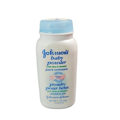 Johnsons Baby Powder With Cornstarch 1.5 Oz Original Travel Size Sealed