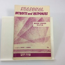 Seasonal Introits and Responses Lanson Deming Choral Music Songbook SATB