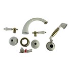 Rubinet Faucet co  - Gold White - Trim Roman Tub 4Pc W/Hhs T5HRBRJLWHBB Bathr