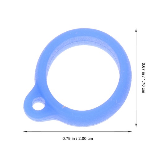 50 Pcs Anti-loss Silicone Ring Belongings Hanging Rings Hand Lanyard Man Lost - 第 10/12 張圖片