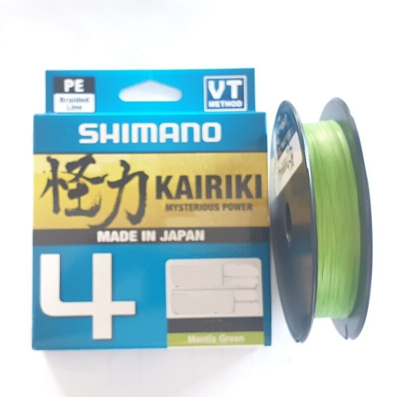 NOVITA' TRECCIATO SHIMANO Kairiki PE 4 FILI 300MT MORBIDO E RESISTENTE - Foto 9 di 25
