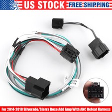 For 2014-2018 Silverado /Sierra Bose Add Amp Adapter Kit With ANC Defeat Harness