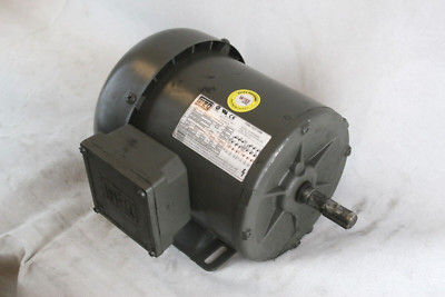 ハンです Weg Motor 10371556, Model #5018ES3EB56, 1/2HP, 3-Phase, 60Hz