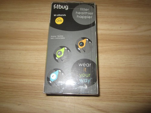 Fitbug ORB Wristbands 3-pack Blue Green Orange - Picture 2 of 2