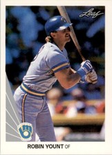 1990 Leaf #71 Robin Yount Milwaukee Brewers