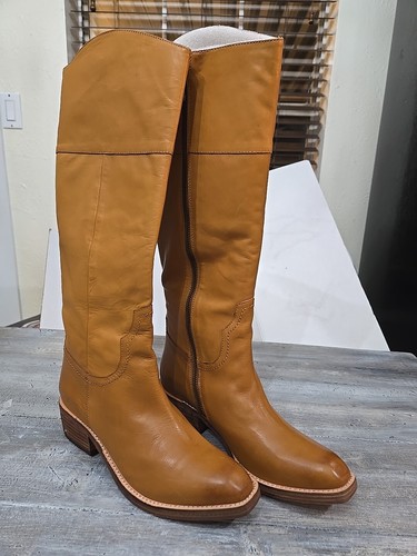 Spirit Lucchese Peyton Riding Leather Knee High Equestrian Boot Womens Sz 9 M - Afbeelding 1 van 7