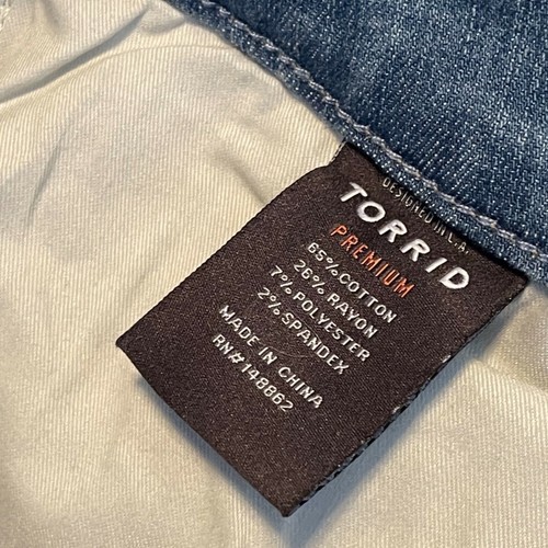 Torrid 20R Jegging Jeans Cotton Blend Denim Plus Size Womens - Picture 4 of 6