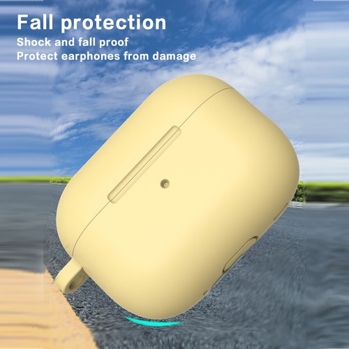 Shockproof Silicone Case Soft Protective Cover For Apple AirPods Pro 2nd 3rd Gen - Picture 54 of 112