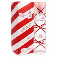 AQUOLINA PINK SUGAR RED VELVET 100ML EAU DE TOILETTE SPRAY BRAND NEW & SEALED