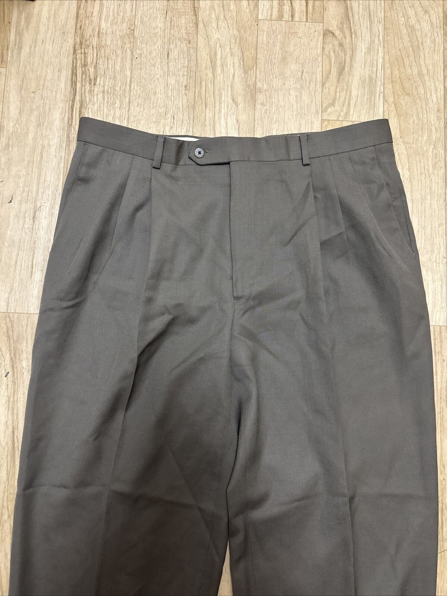 90s GIVENCHY MONSIEUR Wool Slacks USA製 GIVENCHY MONSIEUR Men's Solid Black Slack Dress Pants Made