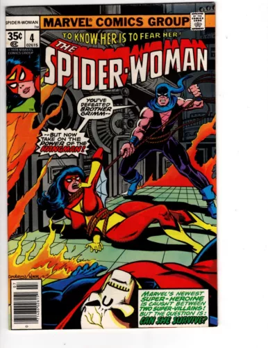 Spider-Woman #4  Comic Book (Marvel 1978) Jessica Drew, Hangman High Grade