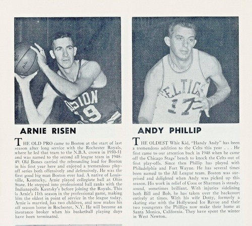 1957 Boston Celtics Playoff-Spielprogramm - Russell/Cousy - 1. Meisterschaft - Bild 8 von 9