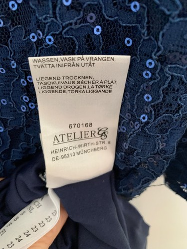 Brautmutter-, Abi Ball Cocktail Kleid, 46 Pailletten - Bild 3 von 4