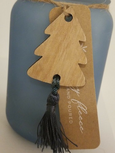 DW Home Blue Charming Farmhouse Cozy Fleece Scented Candle 13.2oz, Huge,Gift New - Picture 3 of 12
