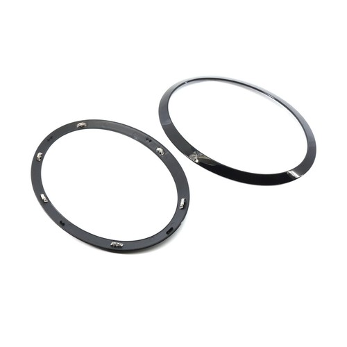 L + R Scheinwerfer Abdeckung Zierring Schwarz für MINI Cooper S F55 F56 F57 - Bild 6 von 9