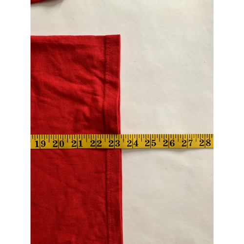 90s Vintage Anvil Youth Large Steamboat Colorado CO Ski Long Sleeve Red Shirt - Picture 7 of 8