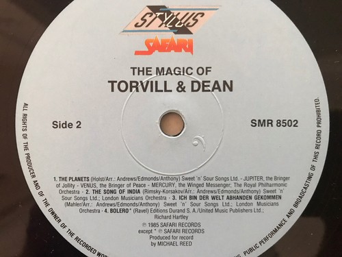 TORVILL & DEAN The Magic Of:Bolero/Barnum/Mack&Mabel LP *Part Of BUY 3 For £10* - Foto 5 di 5
