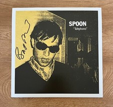 * BRITT DANIEL * signed vinyl album * SPOON * TELEPHONO * 1 * BRITT DANIEL * signed vinyl album * SPOON * TELEPHONO * 1